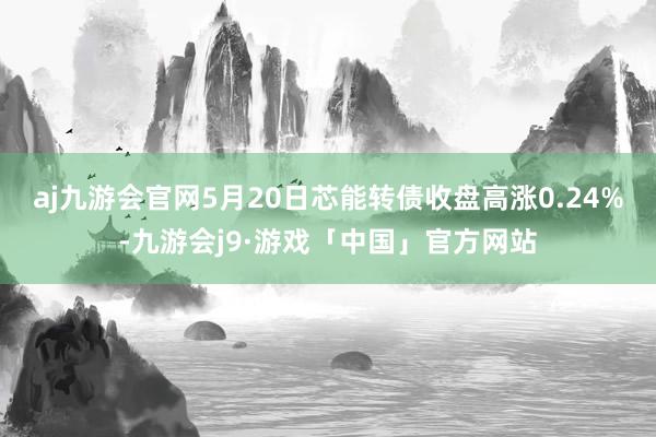 aj九游会官网5月20日芯能转债收盘高涨0.24%-九游会j9·游戏「中国」官方网站