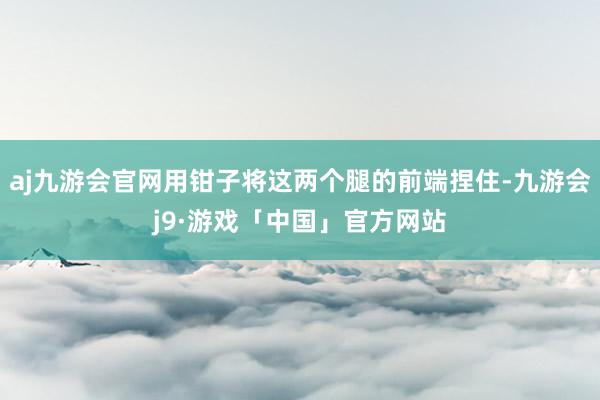 aj九游会官网用钳子将这两个腿的前端捏住-九游会j9·游戏「中国」官方网站